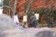 Watercolour painting at easels
 - Simpsons Gap Sunset watercolour painting Class Art Tours of Australia