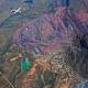 Flying over Argyle Diamond Mine  - Mitchell Falls Discoverer /extra Helicopter flight - Tour HT Aviair